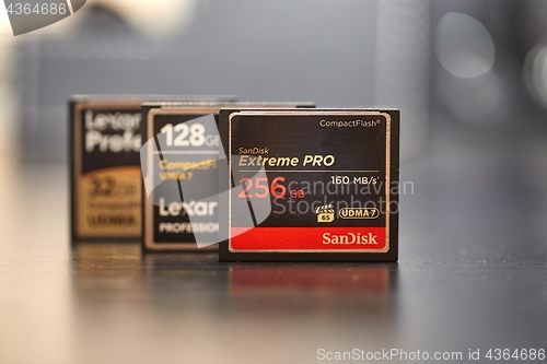 Image of CF memory cards