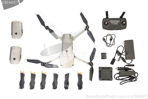 Image of Drone on white background