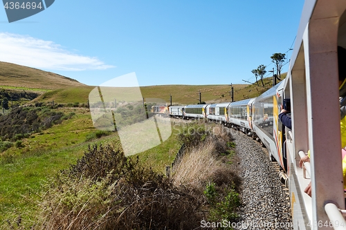 Image of Railroad travel view