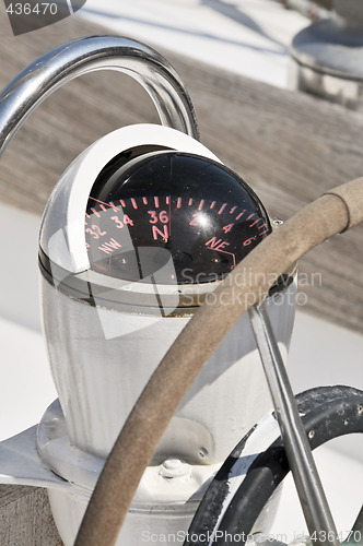 Image of Compass on a boat