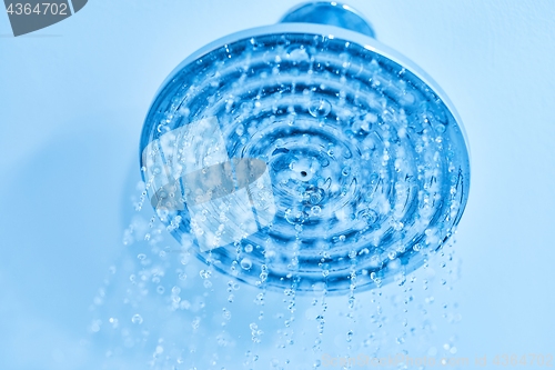 Image of Shower water flowing