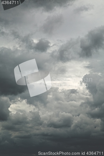 Image of Stormy clouds in the sky