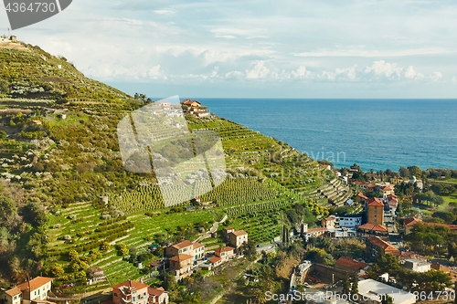 Image of Mediterranean coastal landscape