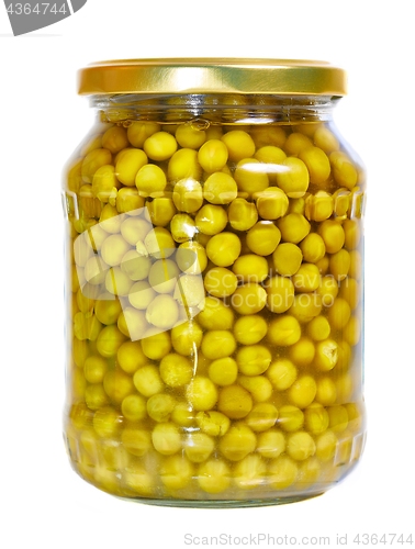 Image of Peas in a jar