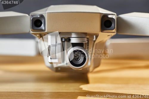 Image of Drone camera closeup