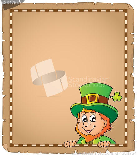 Image of Lurking leprechaun topic parchment 1