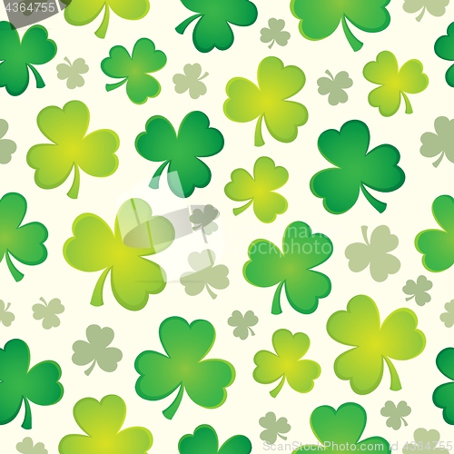 Image of Three leaf clover seamless background 1