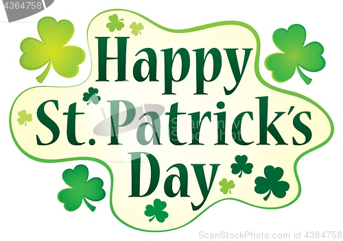 Image of Happy St Patricks Day theme 1