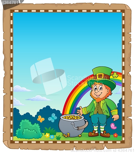 Image of Leprechaun theme parchment 2