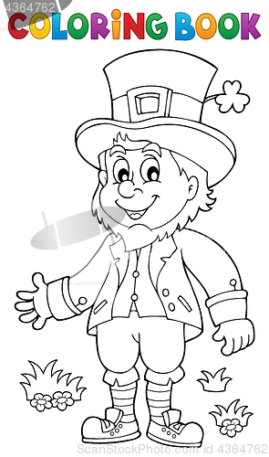 Image of Coloring book leprechaun 2