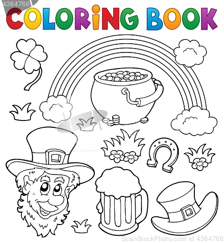 Image of Coloring book St Patricks Day theme 1