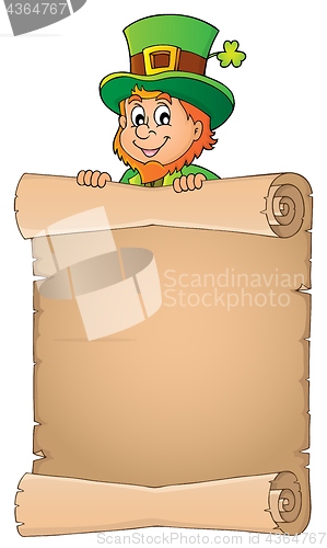 Image of Leprechaun holding parchment image 3