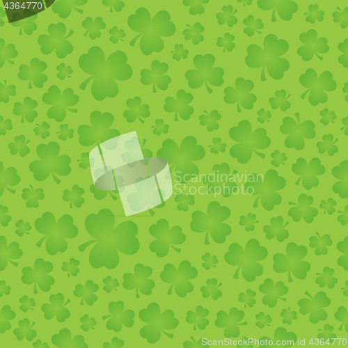 Image of Three leaf clover seamless background 5