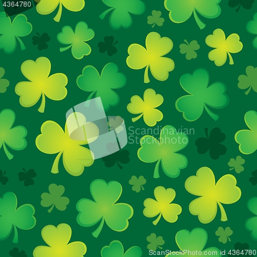 Image of Three leaf clover seamless background 2