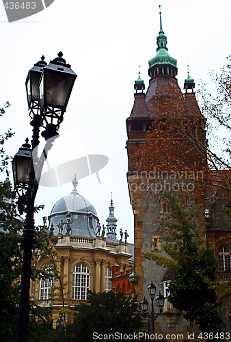 Image of old street of Budapest