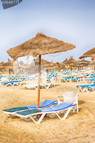 Image of sunny tunisian beach