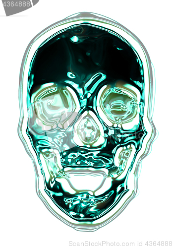Image of human skul isolated