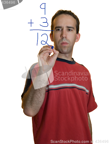 Image of Man Doing Math