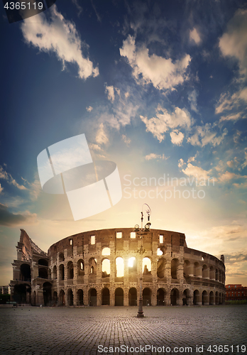 Image of Ancient Roman Colosseum