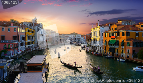 Image of Sunset over Venice