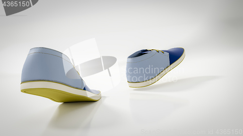 Image of some walking shoes
