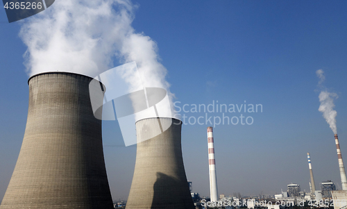 Image of Cooling towers of  nuclear power plant