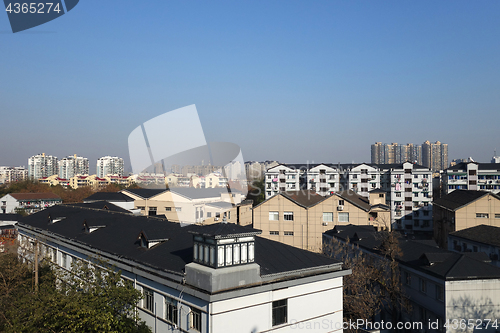 Image of Cityscape of Hangzhou city China