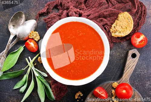 Image of tomato soup