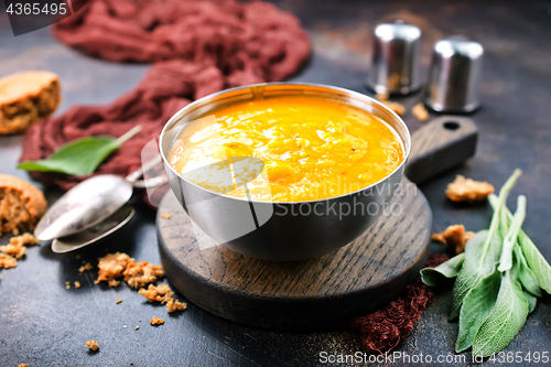 Image of pumpkin soup