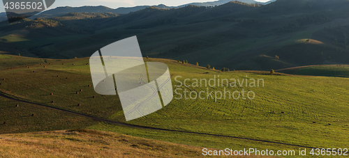 Image of Beauty summer evening in the mountains