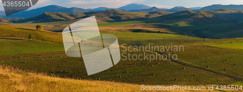 Image of Beauty summer evening in the mountains