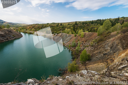 Image of Blue lake in Altai