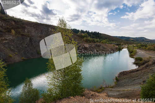 Image of Blue lake in Altai