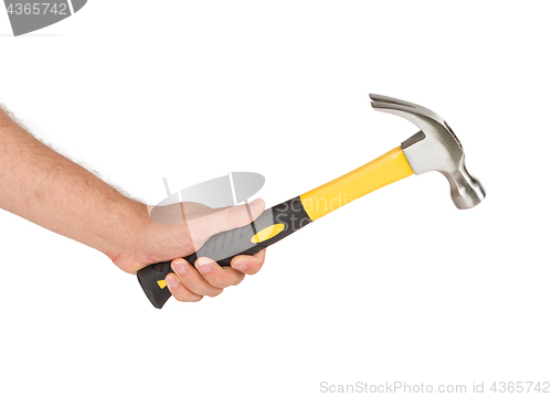 Image of Man holding a hammer