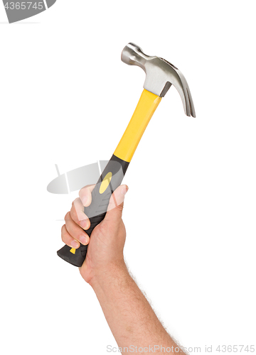 Image of Hand with hammer