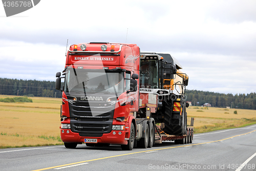 Image of Wide Load Transport of Agricultural Machinery