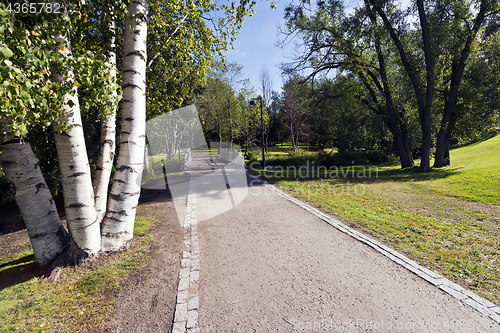 Image of City park in late summer