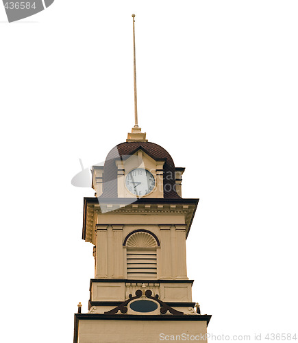 Image of Isolated Clock Tower