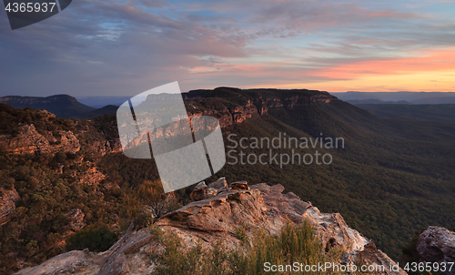 Image of Narrowneck Sunset Blue Mountains