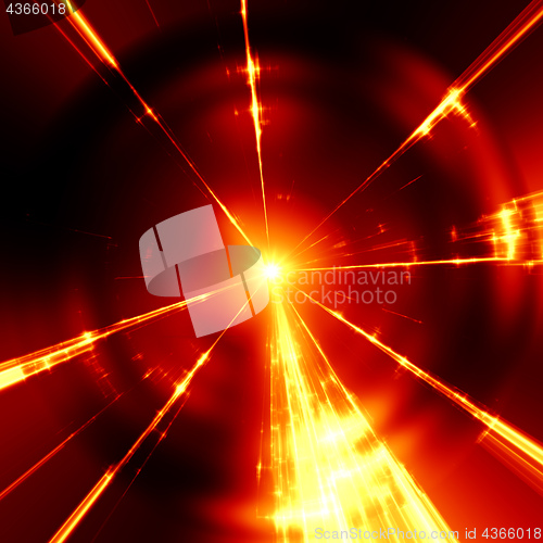 Image of stylish red light streaks texture