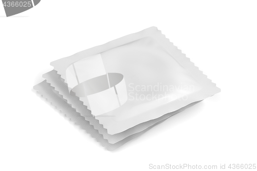 Image of Blank sachets for condom packagings