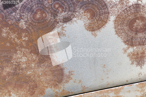 Image of Surface texture of rusty metal. Abstract background