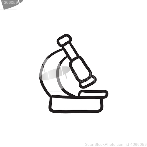 Image of Microscope sketch icon.