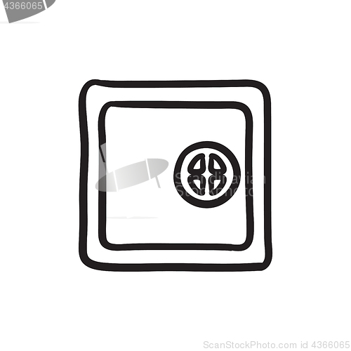 Image of Safe sketch icon.