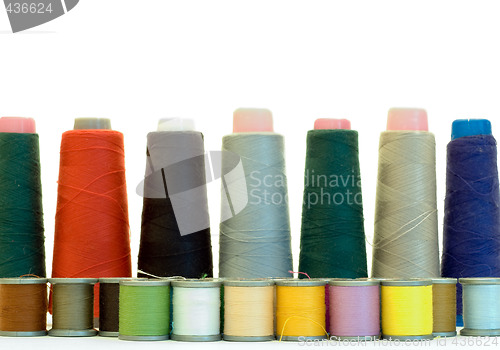 Image of Isolated Sewing Thread