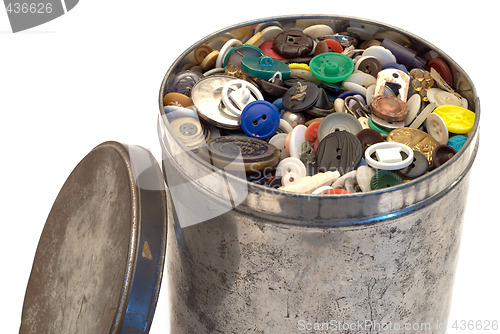 Image of Tin Full Of Buttons