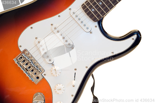 Image of Isolated Electric Guitar