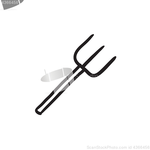 Image of Pitchfork sketch icon.