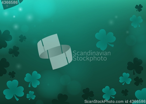 Image of Three leaf clover abstract background 4