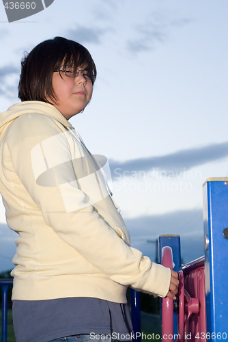 Image of Girl Playing